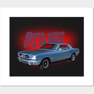 65 Mustang Coupe Posters and Art